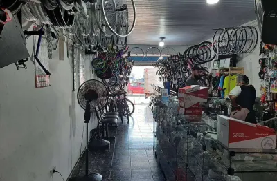 Ponto, fundo comercial no segmento de bicicletaria  à venda, 75 m² por r$ 150.000 - guilhermina - praia grande/sp