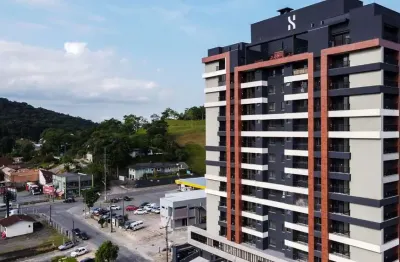 Apartamento garden com 2 quartos no anita garibaldi
