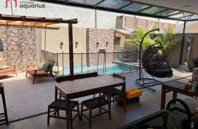 Sobrado com 3 dormitórios à venda, 220 m² por r$ 1.620.000,00 - condomínio crystal park - jacareí/sp