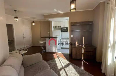 Apartamento com 1 dormitório para alugar, 57 m² por R$ 3.857,82/mês - Jardim Aquarius - São José dos Campos/SP