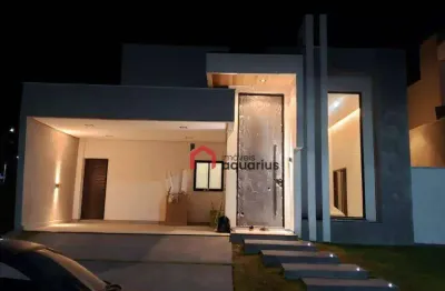 Casa porteira fechada com 3 dormitórios à venda, 183 m² por r$ 1.390.000 - condomínio residencial santa mônica - caçapava/sp