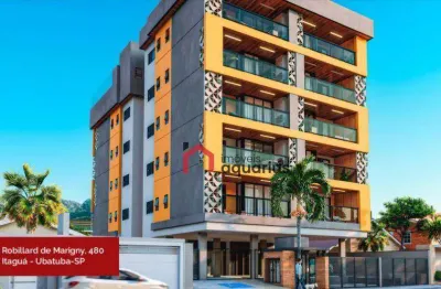 Apartamento com 2 dormitórios à venda, 73 m² por r$ 650.000,00 - itaguá - ubatuba/sp