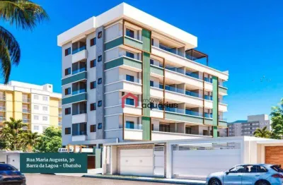 Apartamento com 2 dormitórios à venda, 65 m² por r$ 700.000,00 - barra da lagoa - ubatuba/sp