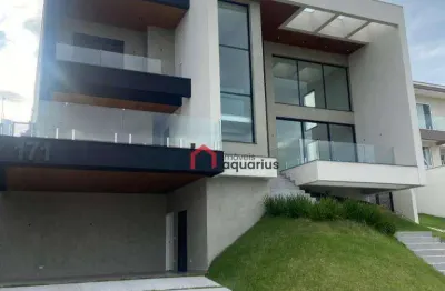 Sobrado com 4 dormitórios à venda, 440 m² por r$ 4.900.000,00 - condomínio reserva do paratehy - são josé dos campos/sp