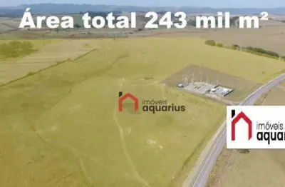 Área à venda, 242847 m² por r$ 84.996.450,00 - jardim campo grande - caçapava/sp