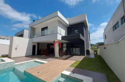 Casa com 4 dormitórios à venda, 340 m² por r$ 3.498.000 - condomínio residencial alphaville - urbanova - são josé dos campos/sp