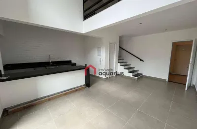 Apartamento duplex no edificio tarsila  com 1 dormitório à venda, 78 m² por r$ 1.000.000 - jardim aquarius - são josé dos campos/sp