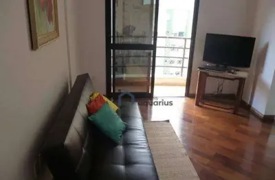 Apartamento com 1 dormitório  mobiliado para alugar, 50 m² por r$ 2.720,/m2 - jardim aquarius - são josé dos campos/sp