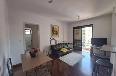 Apartamento com 1 dormitório  mobiliado para alugar, 50 m² - jardim aquarius - são josé dos campos/sp