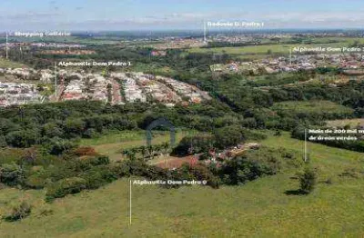 Área para alugar, 4591 m² por r$ 141.090,70/mês - alphaville dom pedro - campinas/sp