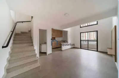 Loft com 1 dormitório para alugar, 78 m² por r$ 5.438,00/mês - jardim aquarius - são josé dos campos/sp