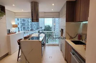 Apartamento com 1 dormitório à venda, 63 m² por r$ 849.000,00 - jardim aquarius - são josé dos campos/sp