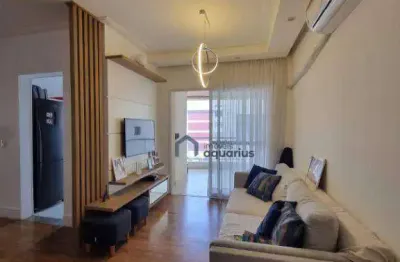Apartamento com 2 dormitórios à venda, 84 m² por r$ 790.000,00 - jardim aquarius - são josé dos campos/sp