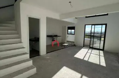 Apartamento duplex com 1 dormitório à venda, 78 m² por r$ 1.250.000,00 - jardim aquarius - são josé dos campos/sp