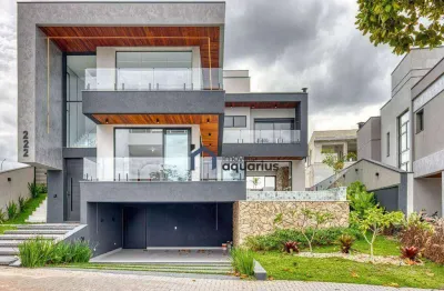 Sobrado com 4 dormitórios à venda, 490 m² por r$ 4.500.000,00 - condomínio residencial alphaville i - são josé dos campos/sp