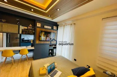Apartamento com 1 dormitório à venda, 35 m² por r$ 590.000 - jardim aquarius - são josé dos campos/sp