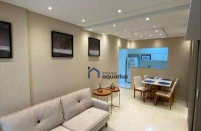 Apartamento com 2 dormitórios à venda, 52 m² - jardim satélite - são josé dos campos/sp