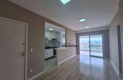 Apartamento com 3 dormitórios para alugar, 77 m² por R$ 5.061,67/mês - Jardim Aquarius - São José dos Campos/SP