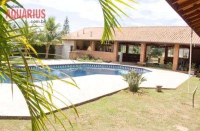 Chácara com 7 dormitórios à venda, 5554 m² por r$ 1.675.000,00 - veraneio irajá - jacareí/sp