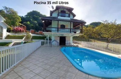 Bela chácara com 4 dormitórios à venda, 20000 m² por r$ 2.500.000 - costinha - são josé dos campos/sp