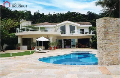 Sobrado com 7 dormitórios à venda, 573 m² por r$ 9.500.000,00 - cocanha - caraguatatuba/sp
