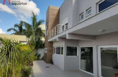 Sobrado no condomínio lago dourado com 3 dormitórios, 365 m² -  chácaras rurais de guararema - jacareí/sp