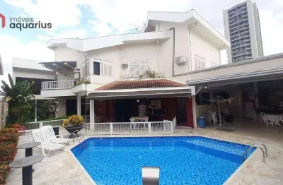 Sobrado à venda, 537 m² por r$ 3.790.000,00 - jardim aquarius - são josé dos campos/sp