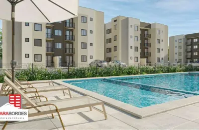 Apartamento com 2 quartos - 44,72 m² - residencial ilhas gregas