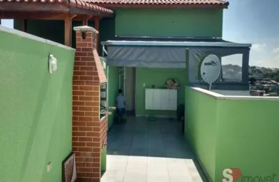 Cobertura com 2 dormitórios à venda, 50 m² por r$ 420.000,00 - parque novo oratório - santo andré/sp