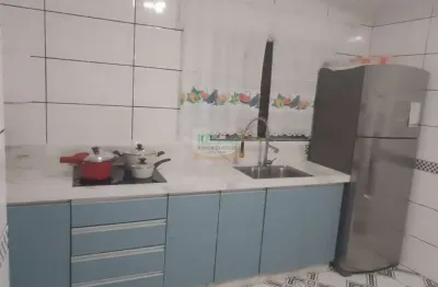 Lindo sobrado com 2 dorm | churrasqueira | 1 vaga grande - 120 mts - a venda - jd. do mirante - santo andré/sp
