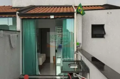 Linda cobertura frente planejada c/ elevador | 2 dormts | suíte | sacada | 1 vaga - 100 mts - a venda - r$ 467.000,00 - bairro santa terezinha - santo andré/sp.