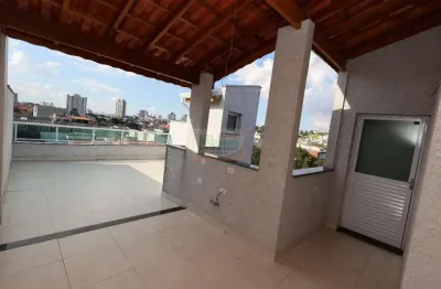 Linda cobertura nova c/ elevador | acesso interno | 2 dorm | suíte | espaço gourmet | 1 vaga coberta - 78 mts - venda - r$ 430.00,00 - vila pires - santo andré/sp.