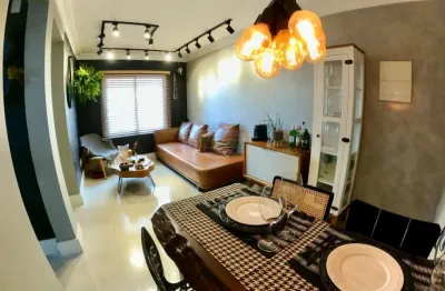Lindo apartamento planejado | 2 dormts | sala e cozinha ampla | 1 vaga - lazer completo - 50 mts - a venda - r$ 350.000,00 - parque erasmo assunção - santo andré/sp.