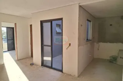 Lindo apartamento frente novo c/ elevador | 2 dormts | suíte | sacada | quintal | 1 vaga - 57 mts - a venda - r$ 330.000,00 - jardim ipanema - santo andré/sp.