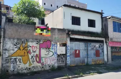 Terreno com duas casas a venda por r$614.800,00 | 300m² | vila guarará - santo andré / sp