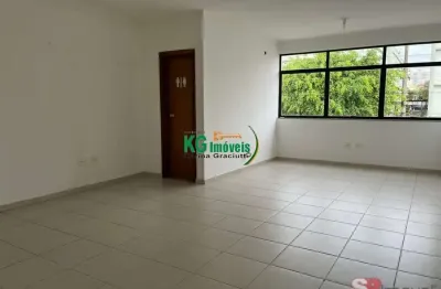 Linda sala comercial | wc privativo | 34 mts - locação - próximo a avenida dom pedro ii - bairro campestre - santo andré/sp.
