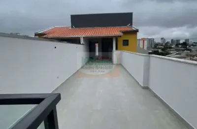 Linda cobertura a venda por r$530.000,00 |  2 dormitórios sendo 1 suíte   |  92m² | 1 vaga de garagem  |   vila são pedro  - santo andré / sp