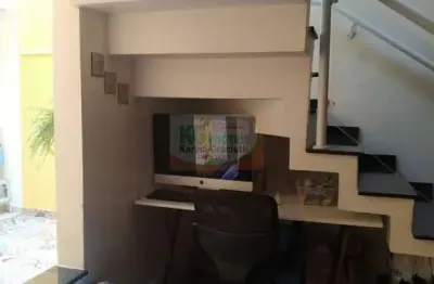 Lindo sobrado com 3 dormi, 2 suítes, sacada e área gourmet com uma ótima localização - 189 mts - jd. Las vegas - santo andré/sp