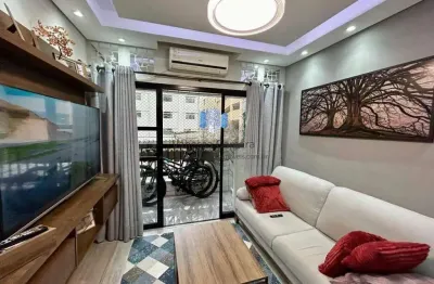 Apartamento para venda em são vicente, centro, 2 dormitórios, 1 suíte, 3 banheiros, 1 vaga