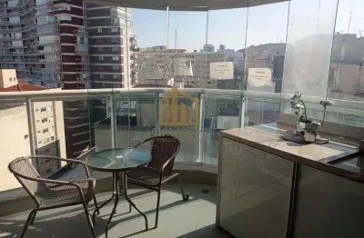 Apartamento para venda em santos, pompéia, 1 dormitório, 1 banheiro, 1 vaga