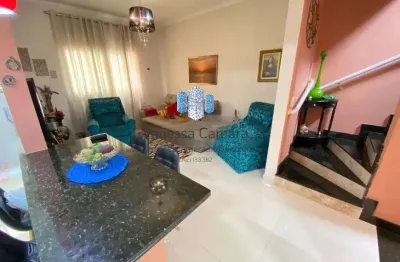 Casa para venda em santos, gonzaga, 2 dormitórios, 2 suítes, 3 banheiros, 1 vaga