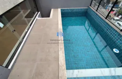 Casa para venda em santos, embaré, 3 dormitórios, 3 suítes, 5 banheiros, 2 vagas