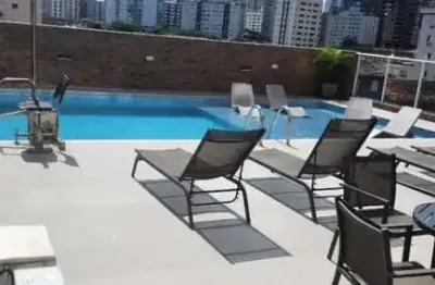 Apartamento para venda em santos, campo grande, 1 dormitório, 1 banheiro, 1 vaga