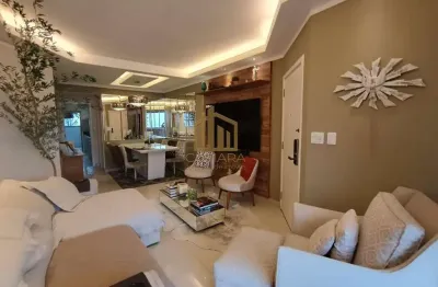 Apartamento para venda em santos, boqueirão, 3 dormitórios, 3 suítes, 4 banheiros, 2 vagas