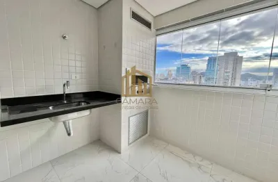 Apartamento para locação em santos, boqueirão, 2 dormitórios, 2 suítes, 2 banheiros, 1 vaga