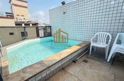 Cobertura para venda em santos, pompéia, 1 dormitório, 1 banheiro, 2 vagas