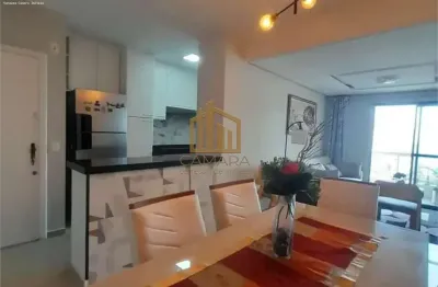 Apartamento para venda em santos, boqueirão, 2 dormitórios, 1 banheiro, 1 vaga