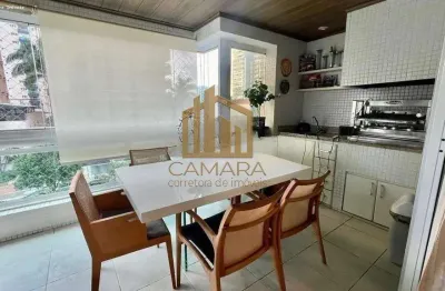 Apartamento para venda em santos, aparecida, 3 dormitórios, 3 suítes, 5 banheiros, 3 vagas
