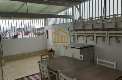 Cobertura para venda em santos, aparecida, 4 dormitórios, 1 suíte, 3 banheiros, 3 vagas