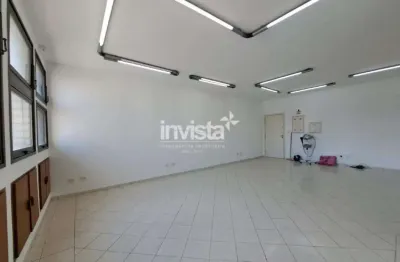 Sala comercial para alugar na Vila Mathias, Santos 